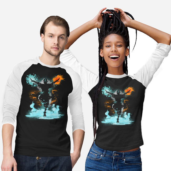 The Elemental Master-Unisex-Baseball-Tee-kharmazero