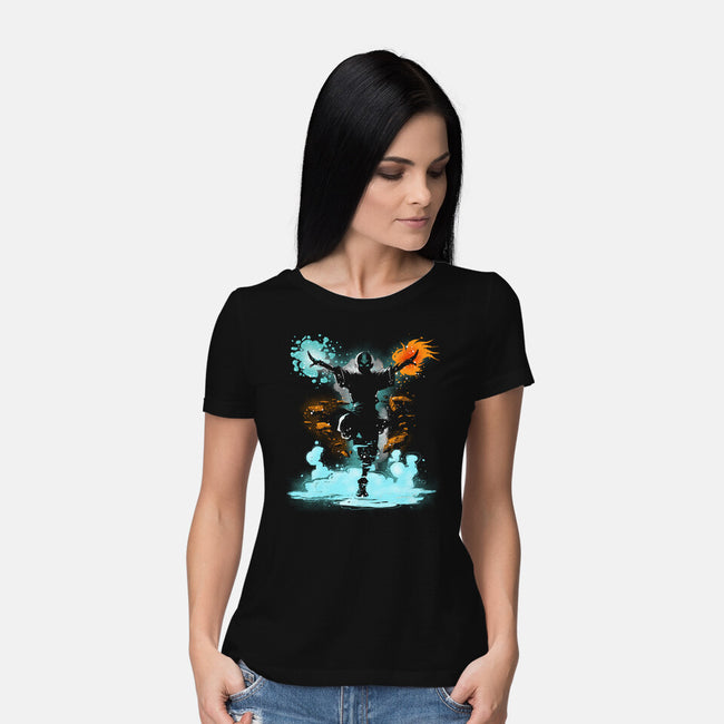 The Elemental Master-Womens-Basic-Tee-kharmazero