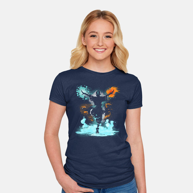 The Elemental Master-Womens-Fitted-Tee-kharmazero