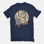 Tea Cat Ceremony-Womens-Fitted-Tee-vp021