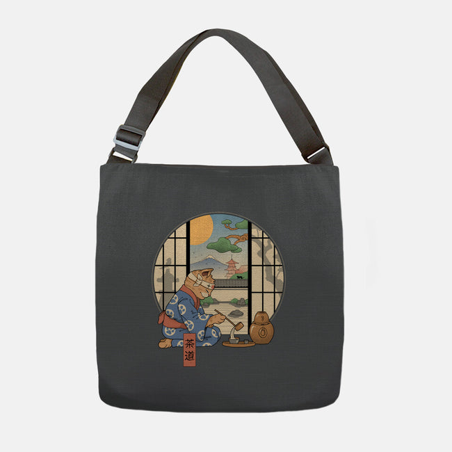 Tea Cat Ceremony-None-Adjustable Tote-Bag-vp021