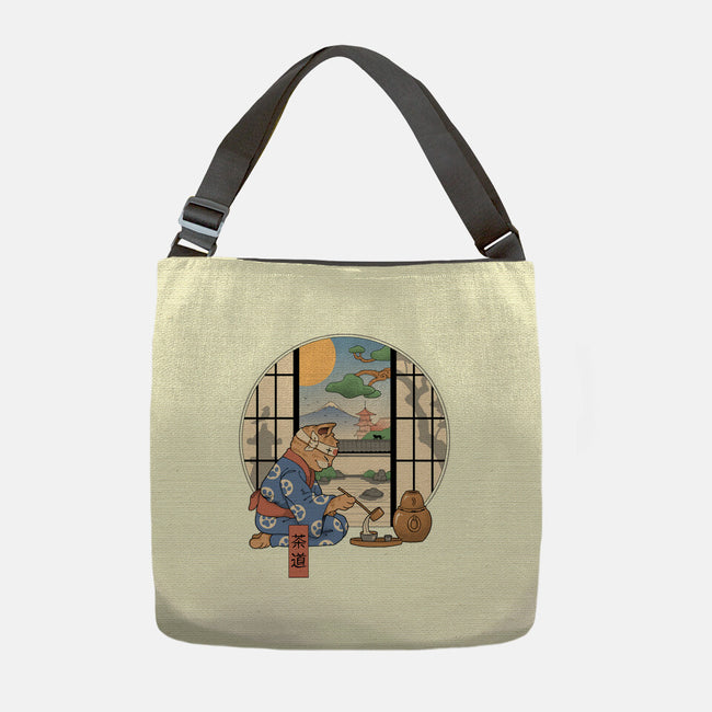Tea Cat Ceremony-None-Adjustable Tote-Bag-vp021