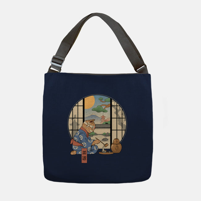Tea Cat Ceremony-None-Adjustable Tote-Bag-vp021
