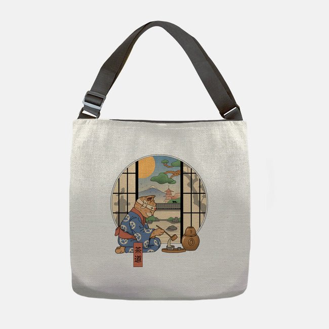Tea Cat Ceremony-None-Adjustable Tote-Bag-vp021