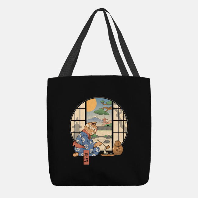 Tea Cat Ceremony-None-Basic Tote-Bag-vp021