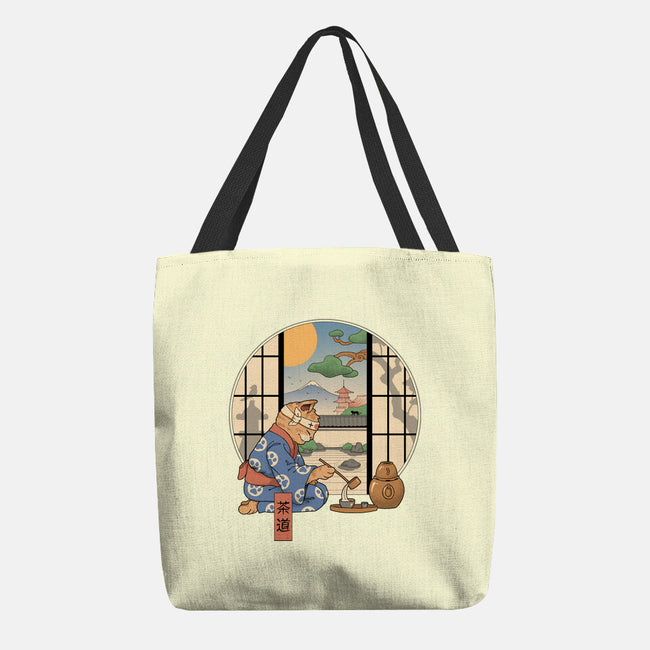 Tea Cat Ceremony-None-Basic Tote-Bag-vp021