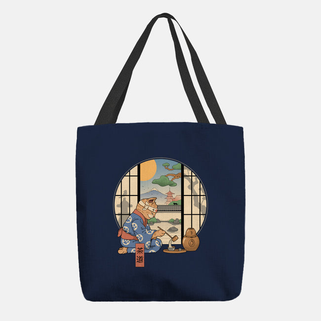 Tea Cat Ceremony-None-Basic Tote-Bag-vp021