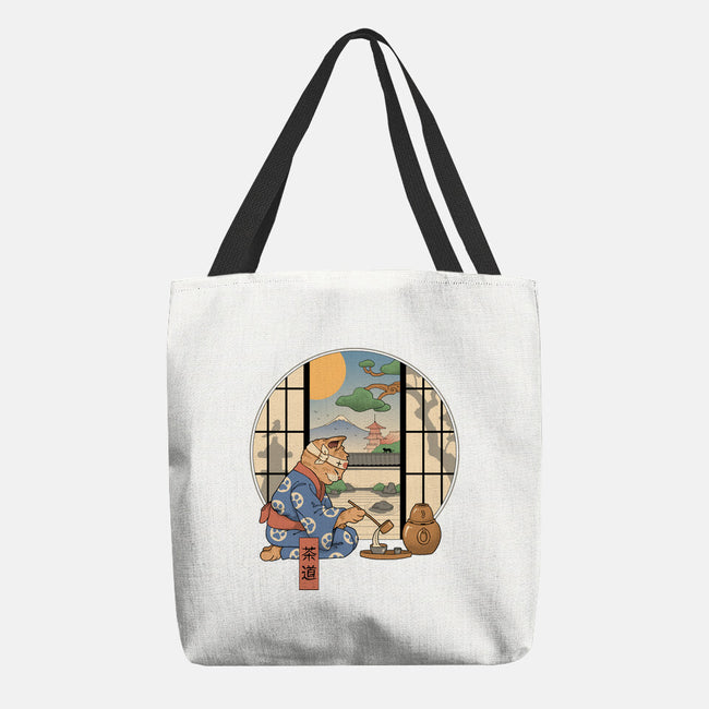 Tea Cat Ceremony-None-Basic Tote-Bag-vp021