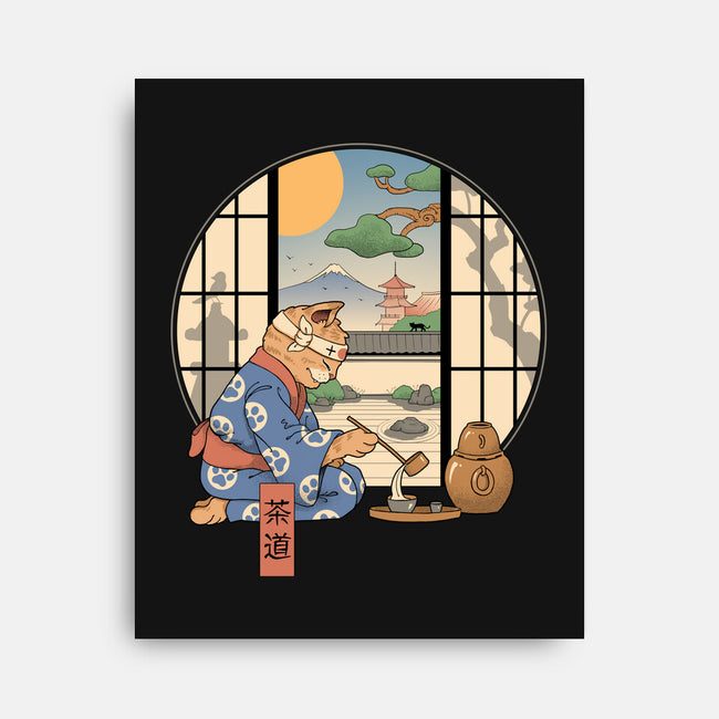 Tea Cat Ceremony-None-Stretched-Canvas-vp021