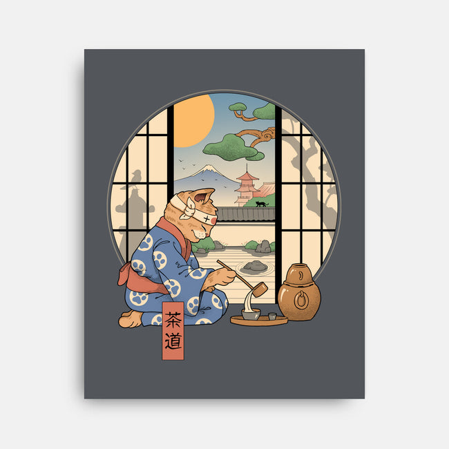 Tea Cat Ceremony-None-Stretched-Canvas-vp021