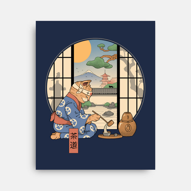 Tea Cat Ceremony-None-Stretched-Canvas-vp021