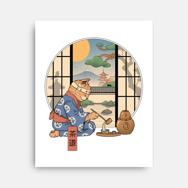 Tea Cat Ceremony-None-Stretched-Canvas-vp021