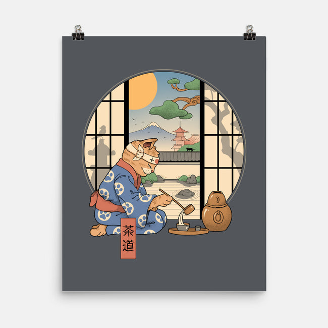 Tea Cat Ceremony-None-Matte-Poster-vp021