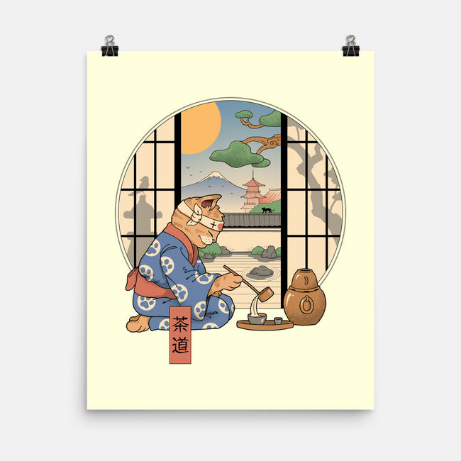 Tea Cat Ceremony-None-Matte-Poster-vp021