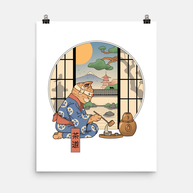 Tea Cat Ceremony-None-Matte-Poster-vp021