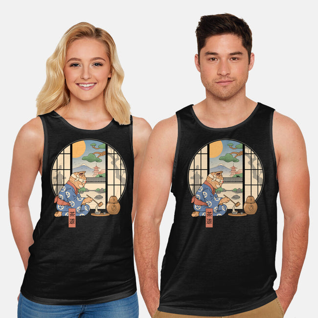 Tea Cat Ceremony-Unisex-Basic-Tank-vp021