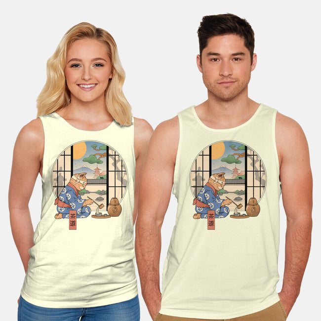 Tea Cat Ceremony-Unisex-Basic-Tank-vp021