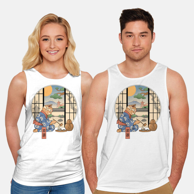 Tea Cat Ceremony-Unisex-Basic-Tank-vp021