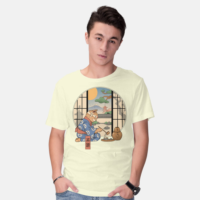 Tea Cat Ceremony-Mens-Basic-Tee-vp021