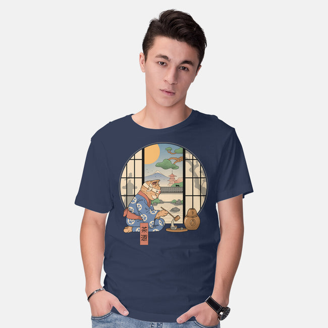 Tea Cat Ceremony-Mens-Basic-Tee-vp021