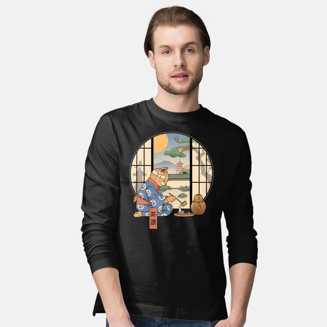 Tea Cat Ceremony-Mens-Long Sleeved-Tee-vp021
