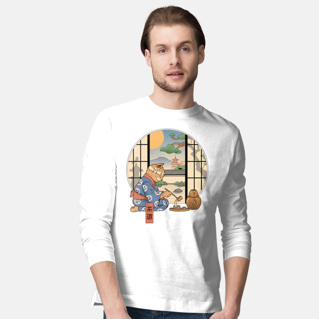Tea Cat Ceremony-Mens-Long Sleeved-Tee-vp021