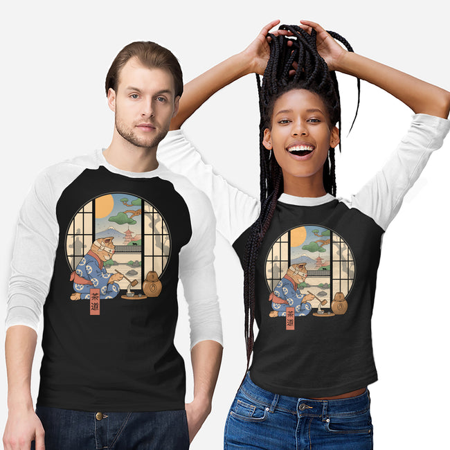 Tea Cat Ceremony-Unisex-Baseball-Tee-vp021
