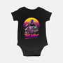 Bounty Hunter In Retro-Baby-Basic-Onesie-ddjvigo