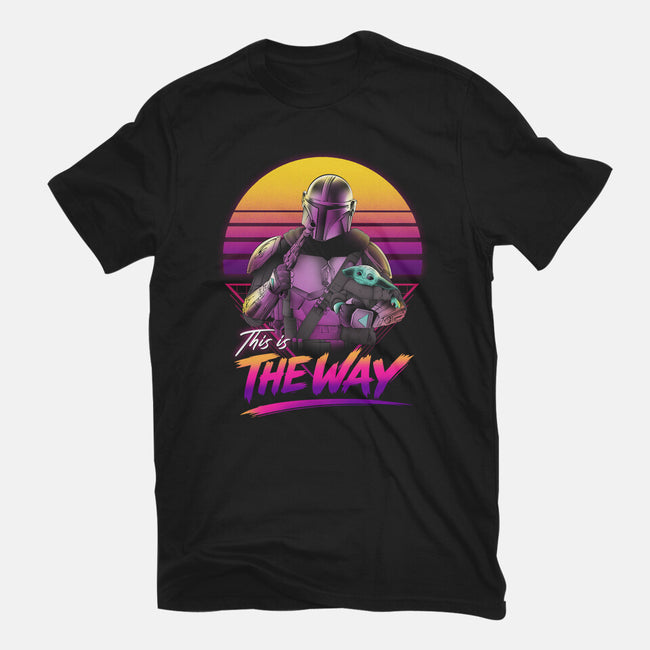 Bounty Hunter In Retro-Womens-Basic-Tee-ddjvigo