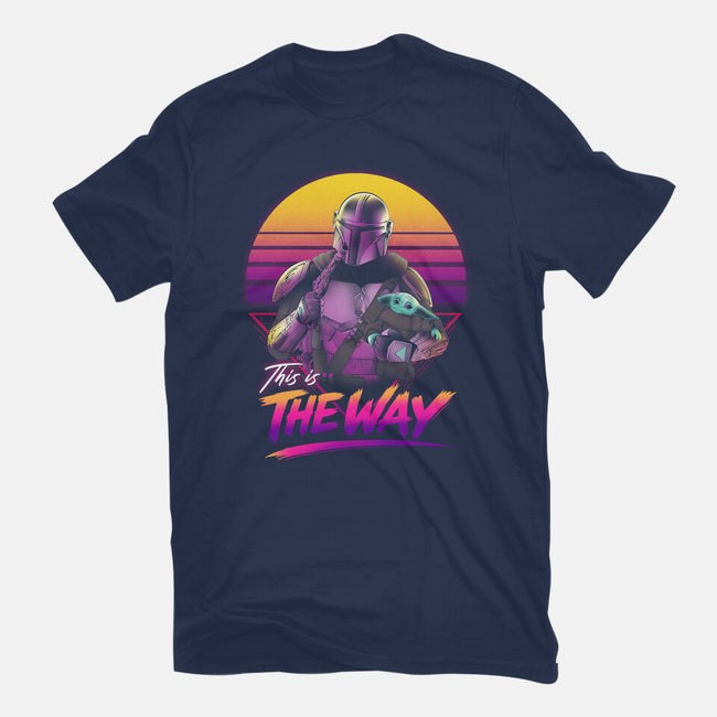 Bounty Hunter In Retro-Womens-Basic-Tee-ddjvigo