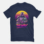 Bounty Hunter In Retro-Womens-Basic-Tee-ddjvigo