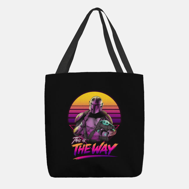 Bounty Hunter In Retro-None-Basic Tote-Bag-ddjvigo