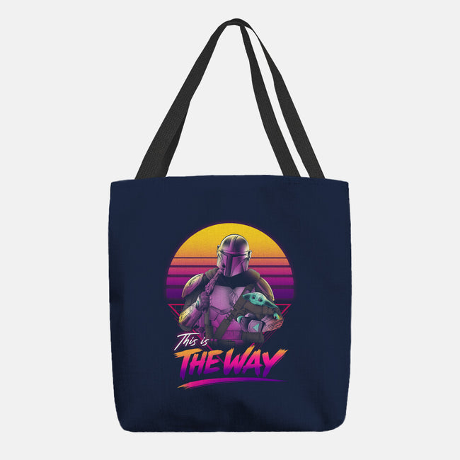 Bounty Hunter In Retro-None-Basic Tote-Bag-ddjvigo