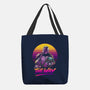Bounty Hunter In Retro-None-Basic Tote-Bag-ddjvigo