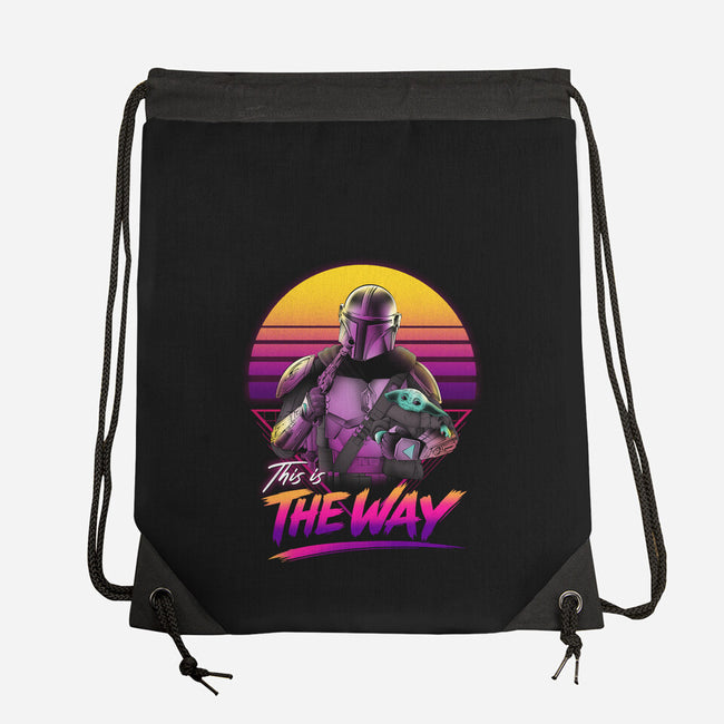 Bounty Hunter In Retro-None-Drawstring-Bag-ddjvigo