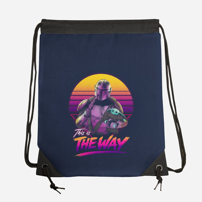 Bounty Hunter In Retro-None-Drawstring-Bag-ddjvigo