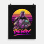 Bounty Hunter In Retro-None-Matte-Poster-ddjvigo