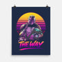 Bounty Hunter In Retro-None-Matte-Poster-ddjvigo