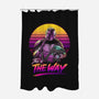 Bounty Hunter In Retro-None-Polyester-Shower Curtain-ddjvigo