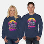 Bounty Hunter In Retro-Unisex-Crew Neck-Sweatshirt-ddjvigo