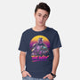 Bounty Hunter In Retro-Mens-Basic-Tee-ddjvigo