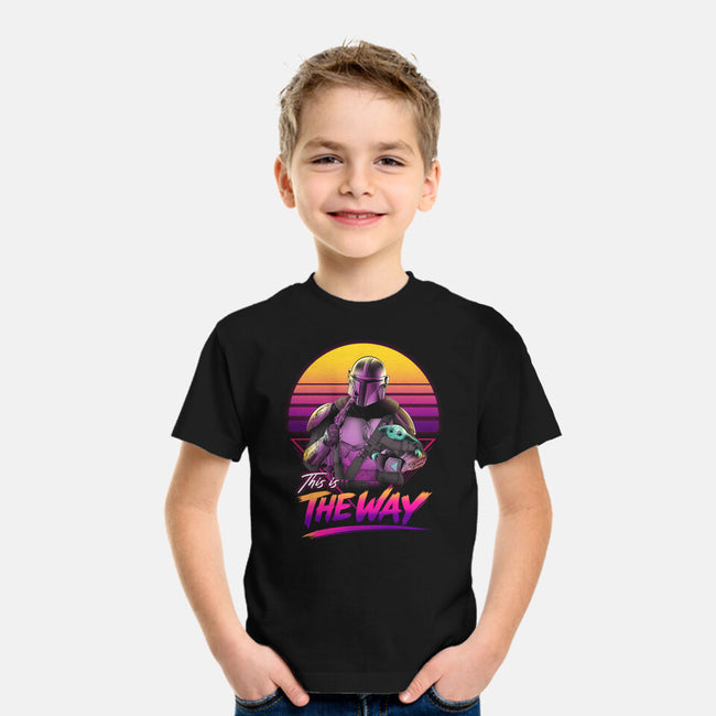 Bounty Hunter In Retro-Youth-Basic-Tee-ddjvigo