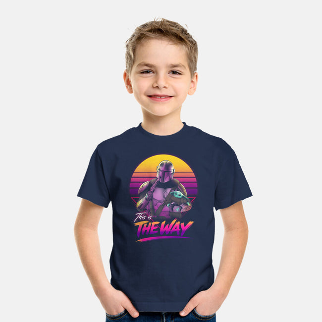 Bounty Hunter In Retro-Youth-Basic-Tee-ddjvigo