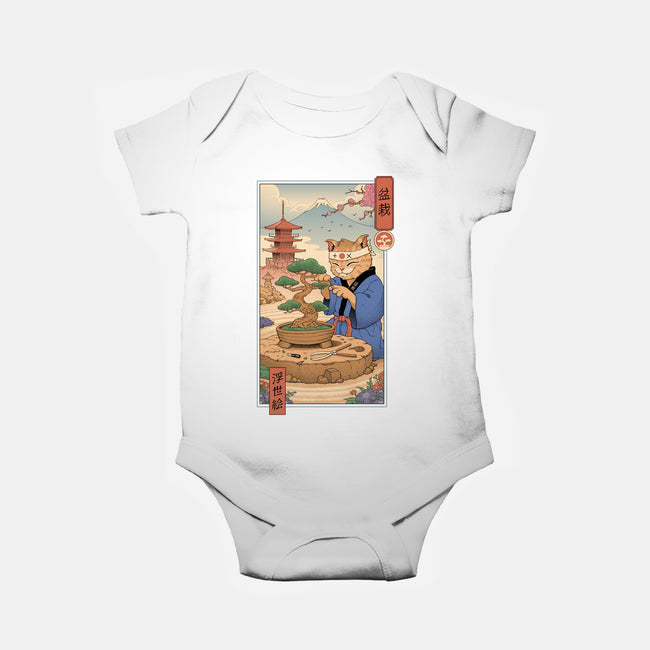 Bonsai Cat Meowster-Baby-Basic-Onesie-vp021