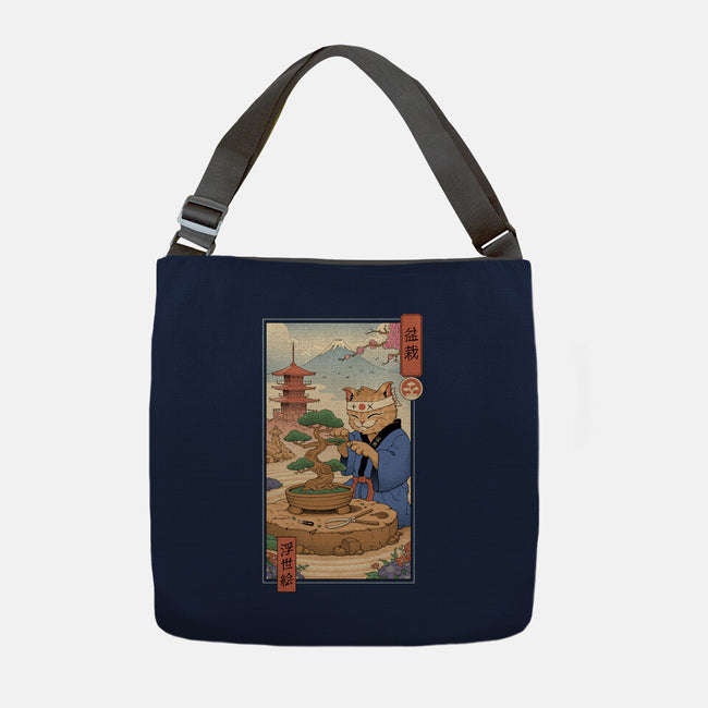 Bonsai Cat Meowster-None-Adjustable Tote-Bag-vp021