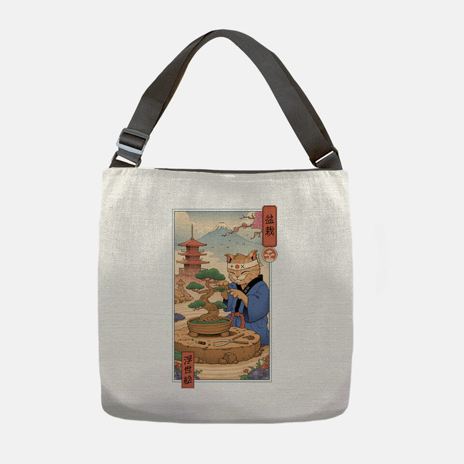 Bonsai Cat Meowster-None-Adjustable Tote-Bag-vp021