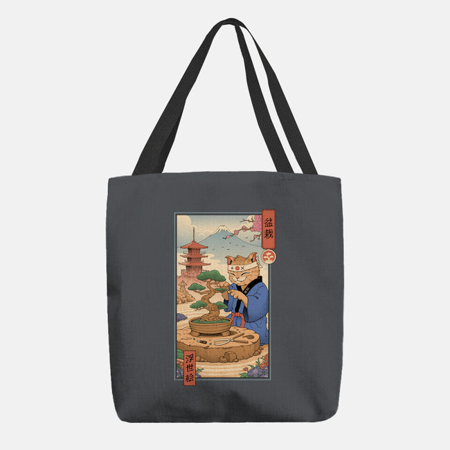 Bonsai Cat Meowster-None-Basic Tote-Bag-vp021