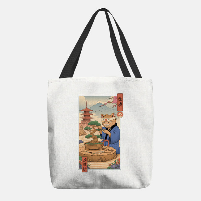 Bonsai Cat Meowster-None-Basic Tote-Bag-vp021