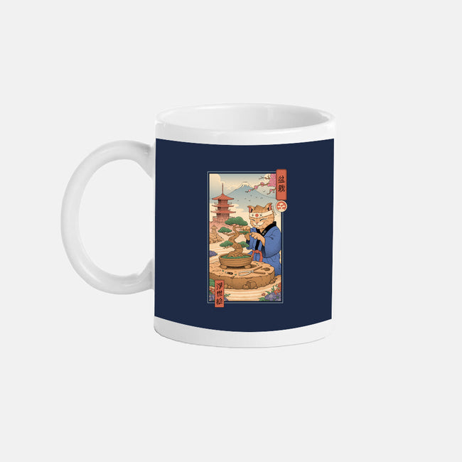 Bonsai Cat Meowster-None-Mug-Drinkware-vp021