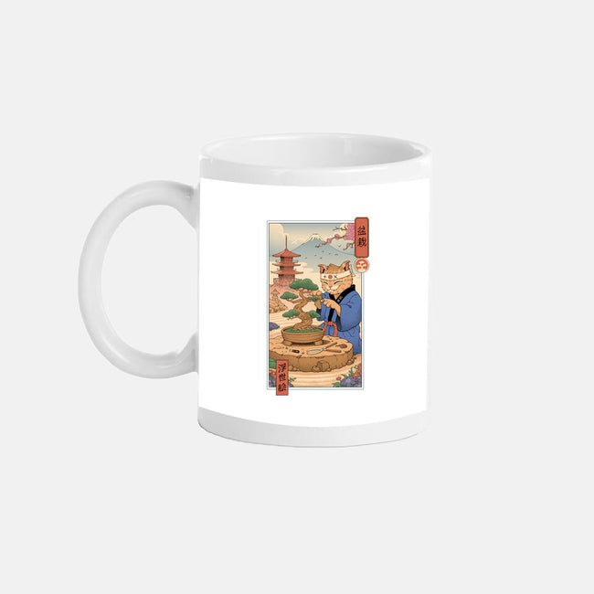 Bonsai Cat Meowster-None-Mug-Drinkware-vp021